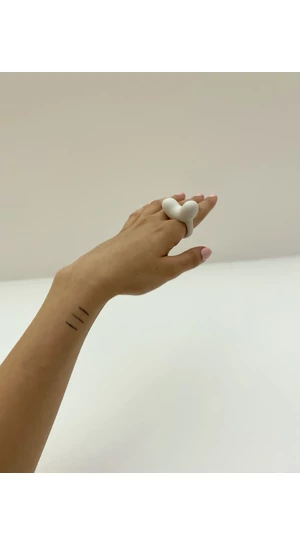 Botos Balázs: Horny Ring White gyűrű