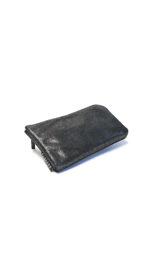 Artista: Fekete bőr clutch, szíjjal