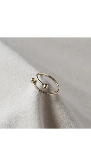 Babushka: Spiral gyűrű / aranyozott