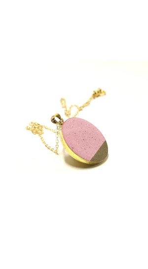 Bibeton: Pink/arany kör medál