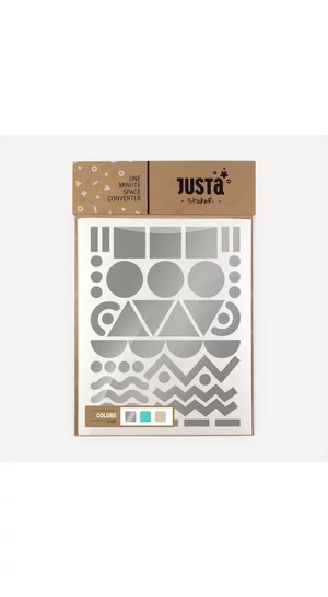 JUSTa Flash falmatrica - Sydney - Ezüst+Menta+Bézs
