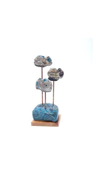 Kiss Gabi: Halak / Raku kerámia / magasság 42 cm