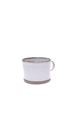 Ksenia Wallenstein: Barna csíkos bögre / magasság 6cm, ø 8cm