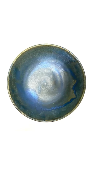 Márta Nóra: Égbolt tál /  ø 32cm