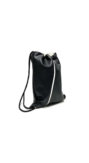 MADO: Gymbag / Fekete - fehér csíkkal