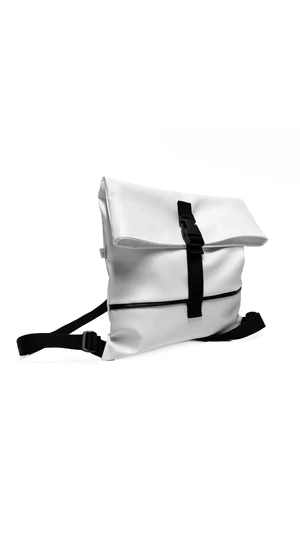 MADO: Square bag / Fehér - fekete csíkkal