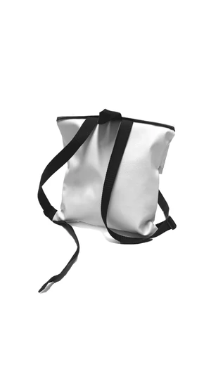 MADO: Square bag / Fehér - fekete csíkkal