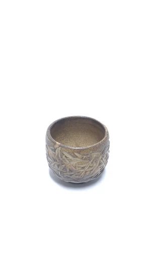 Marék Műhely: Metszett nagy bögre / magasság 8cm, ø8cm