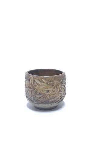 Marék Műhely: Metszett nagy bögre / magasság 8cm, ø8cm