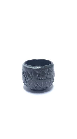 Marék Műhely: Metszett kis bögre / magasság 6cm, ø6cm