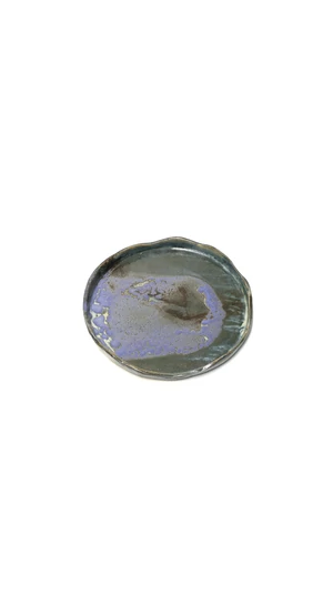 OHO CERAMICS: Kékfoltos kerámiatál