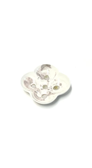 OHO CERAMICS: Porcelánkis pöttyös tálaló