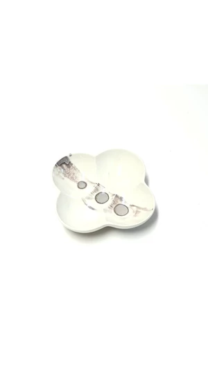 OHO CERAMICS: Porcelán kis fehér tálaló