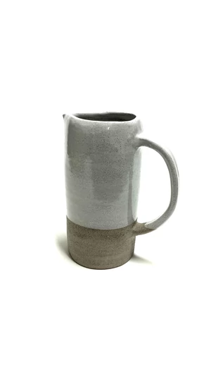 Pastel Ceramics:  Szürke kancsó / magasság 18cm, ø 8cm