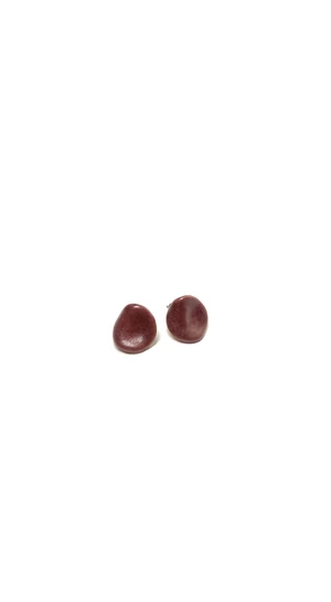 Porteleki Sári: Pebble / kerámia fülbevaló