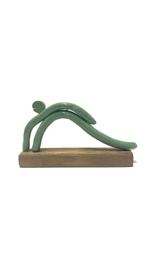 Strasser Brigitta: Zöld figura