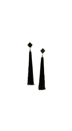 TIA Design: Rojtos fülbevaló - fekete