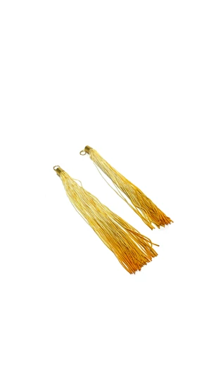 TIA Design: Rojtos fülbevaló ombre - arany