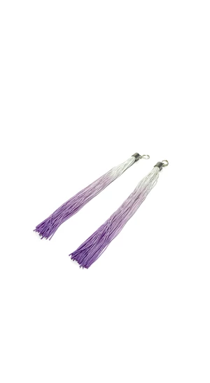 TIA Design: Rojtos fülbevaló ombre - lila