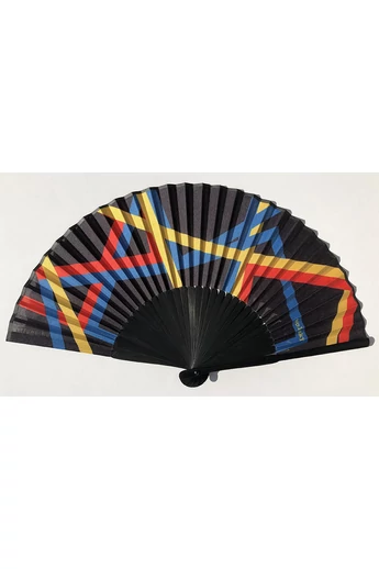 Artfans: Színes absztrakt - művészi legyező