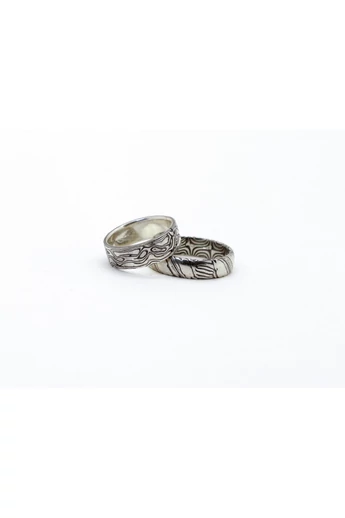 Bajcsi-Nagy Balázs: MOKUME gyűrű-pár