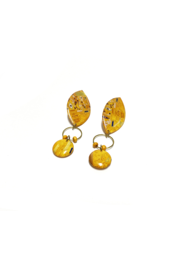 COTA: Duplacsepp "Klimt" fülbevaló