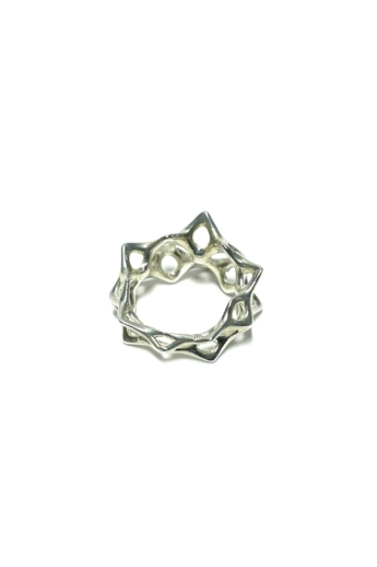 Balázs Kiss: Parametric ring no.2 / Ezüst gyűrű