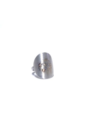 Krizokolla: Pajzs ezüst gyűrű