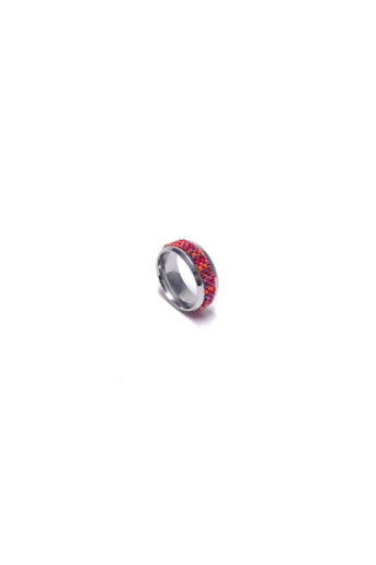 Myart: Színes üveggyöngy gyűrű