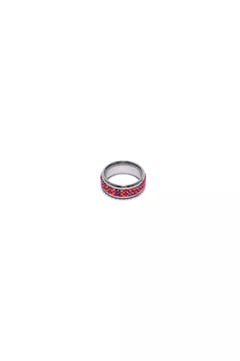 Myart: Színes üveggyöngy gyűrű