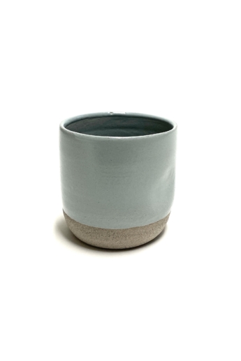 Pastel Ceramics:  Kék nyomott bögre / magasság 7cm, ø 8cm