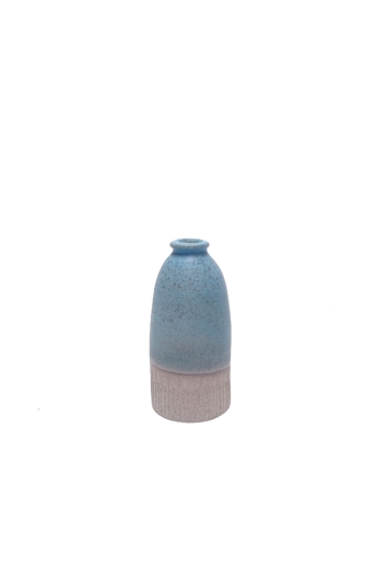 Pastel Ceramics: Bordás kék váza / magasság 17cm