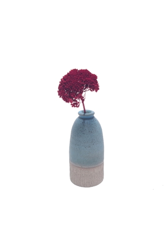 Pastel Ceramics: Bordás kék váza / magasság 17cm