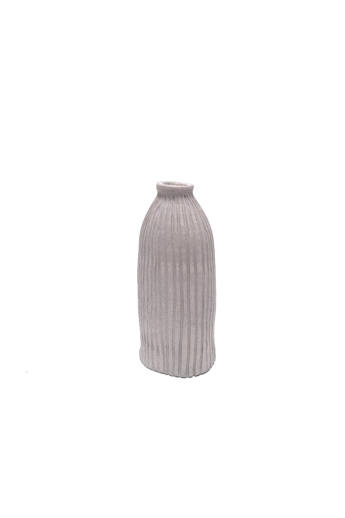 Pastel Ceramics: Bordás fehér váza / magasság 18cm