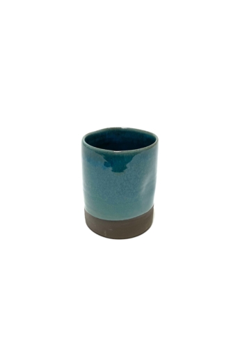 Pastel Ceramics:  Zöld nyomott bögre / magasság 8cm, ø 8cm