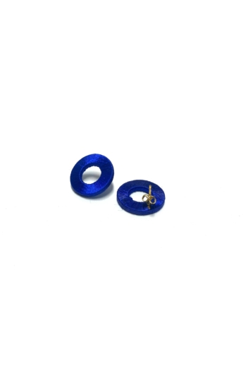 TIA Design: Kör fülbevaló - kék
