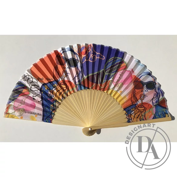 Artfans: Buborékfújó - művészi legyező