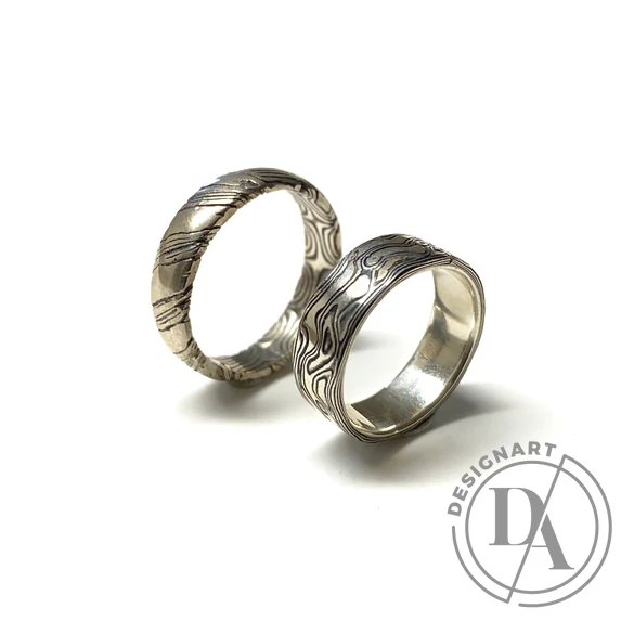 Bajcsi-Nagy Balázs: MOKUME gyűrű-pár