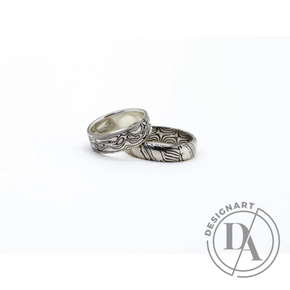 Bajcsi-Nagy Balázs: MOKUME gyűrű-pár