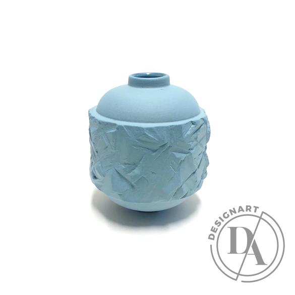 Botos Balázs: Rocky Vase Mini / szürkéskék váza