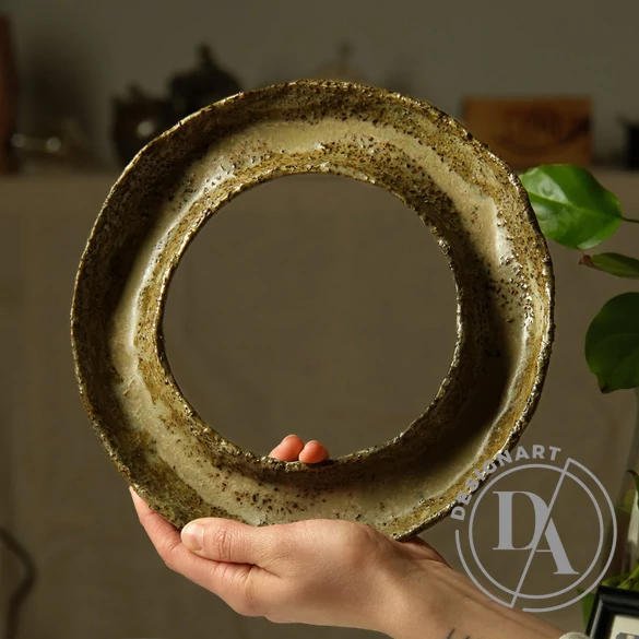 OHO CERAMICS: Kerek    kerámia  tálaló