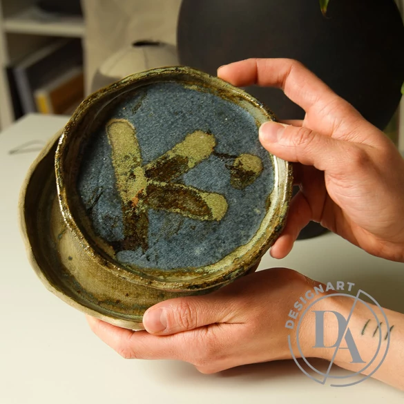 OHO CERAMICS: Liliomos kicsi kerámiatál