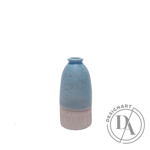 Pastel Ceramics: Bordás kék váza / magasság 17cm