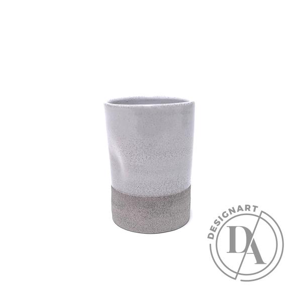 Pastel Ceramics: Szürke nyomott bögre n2 / magasság 8cm, ø 8cm