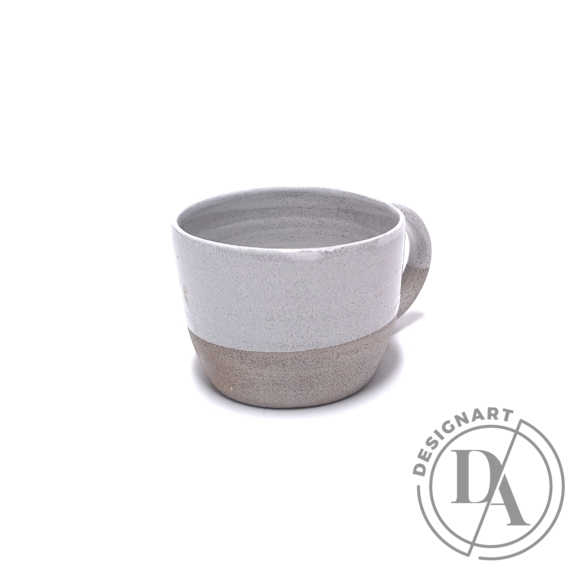 Pastel Ceramics: Fehér nagy bögre n2 / magasság 10cm, ø 11cm