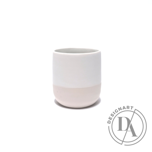 Pastel Ceramics:  Fehér nagy csésze / magasság 9cm, ø 8cm