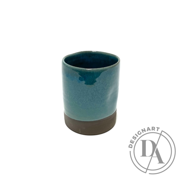 Pastel Ceramics:  Zöld nyomott bögre / magasság 8cm