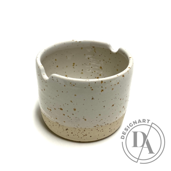 Pastel Ceramics:  Négyzet paletta és ecsettartó tálka n1 / ø 8cm